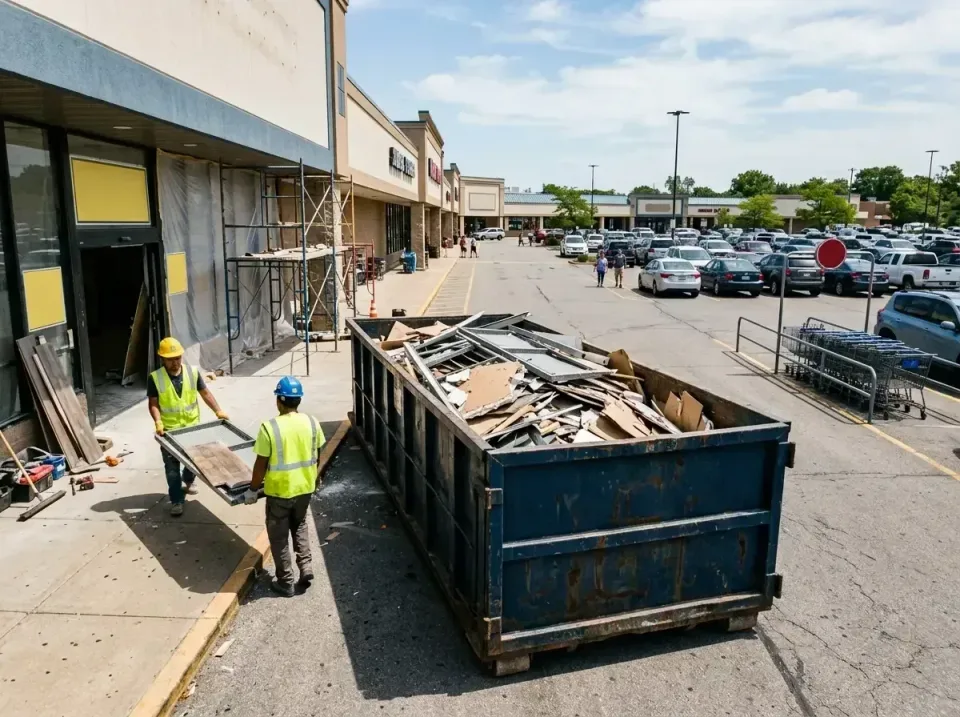 retail-store-renovation-debris-003 — frequently asked questions, Roll-off Dumpster Rentals in Euless, TX
